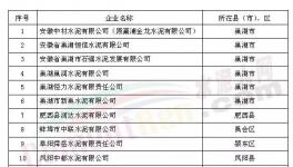 中材、中聯水泥等13家企業被列審核名單