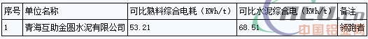 青海省2016年電解鋁、水泥行業能效“領跑者”企業名單公告