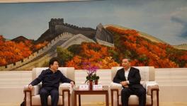 中建材董事長(zhǎng)宋志平會(huì)見宜昌市委書記周霽一行