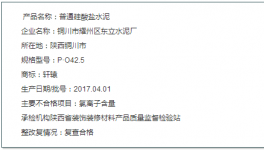 兩家水泥企業(yè)被曝光產(chǎn)品不合格后續(xù)處理結(jié)果出臺