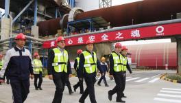 河南省副省長一行蒞臨洛陽中聯水泥廠調研指導工作