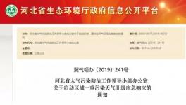 重污染天氣紅色預警水泥企業窯磨全停也不及這個地區預警指令“九連環”！