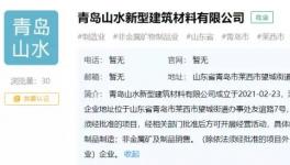 山水水泥于青島建“山水新建”公司，持股100%！