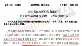 冀東水泥人事變動！