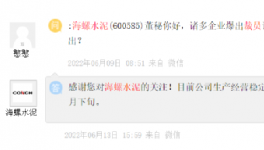 裁員！海螺辟謠！一線員工漲20%工資！