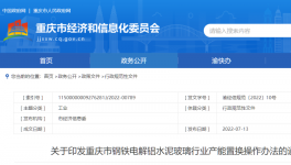 最新！重慶市水泥行業產能置換操作辦法出臺