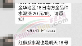 23個省水泥價格下跌！修復上漲來了！